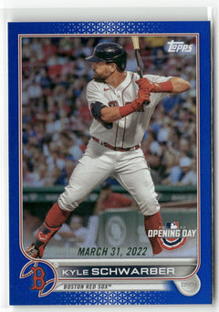 2022 Topps Opening Day #207 Kyle Schwarber Blue Foil-1