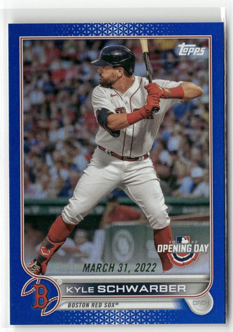 2022 Topps Opening Day #207 Kyle Schwarber Blue Foil-1