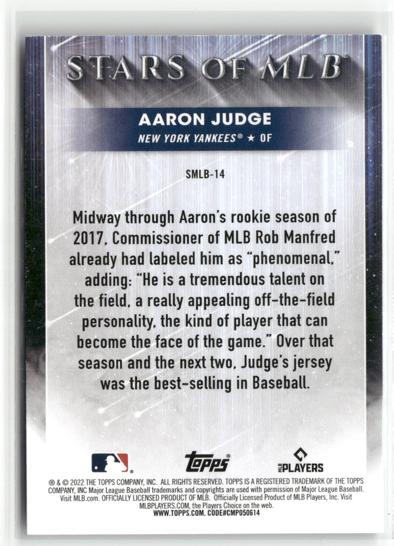 2022 Topps #SMLB-14 Aaron Judge Stars of MLB-2
