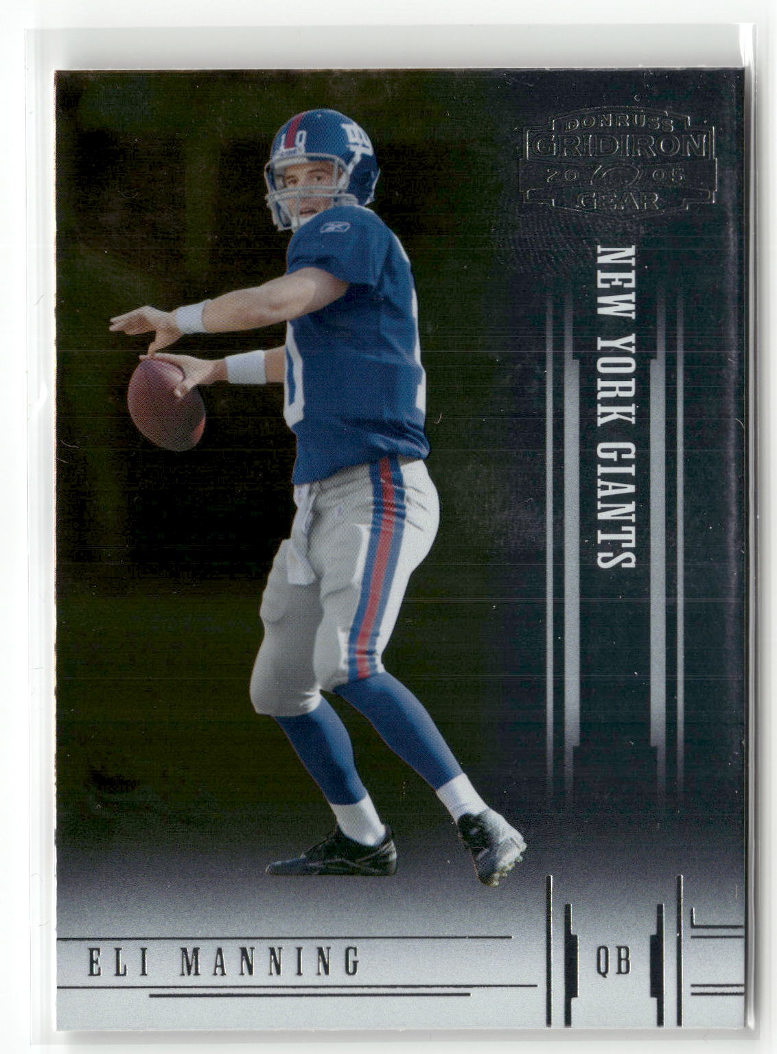 2005 Donruss Gridiron Gear #38 Eli Manning