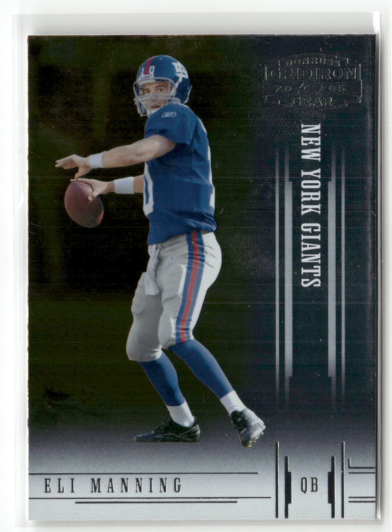 2005 Donruss Gridiron Gear #38 Eli Manning-1