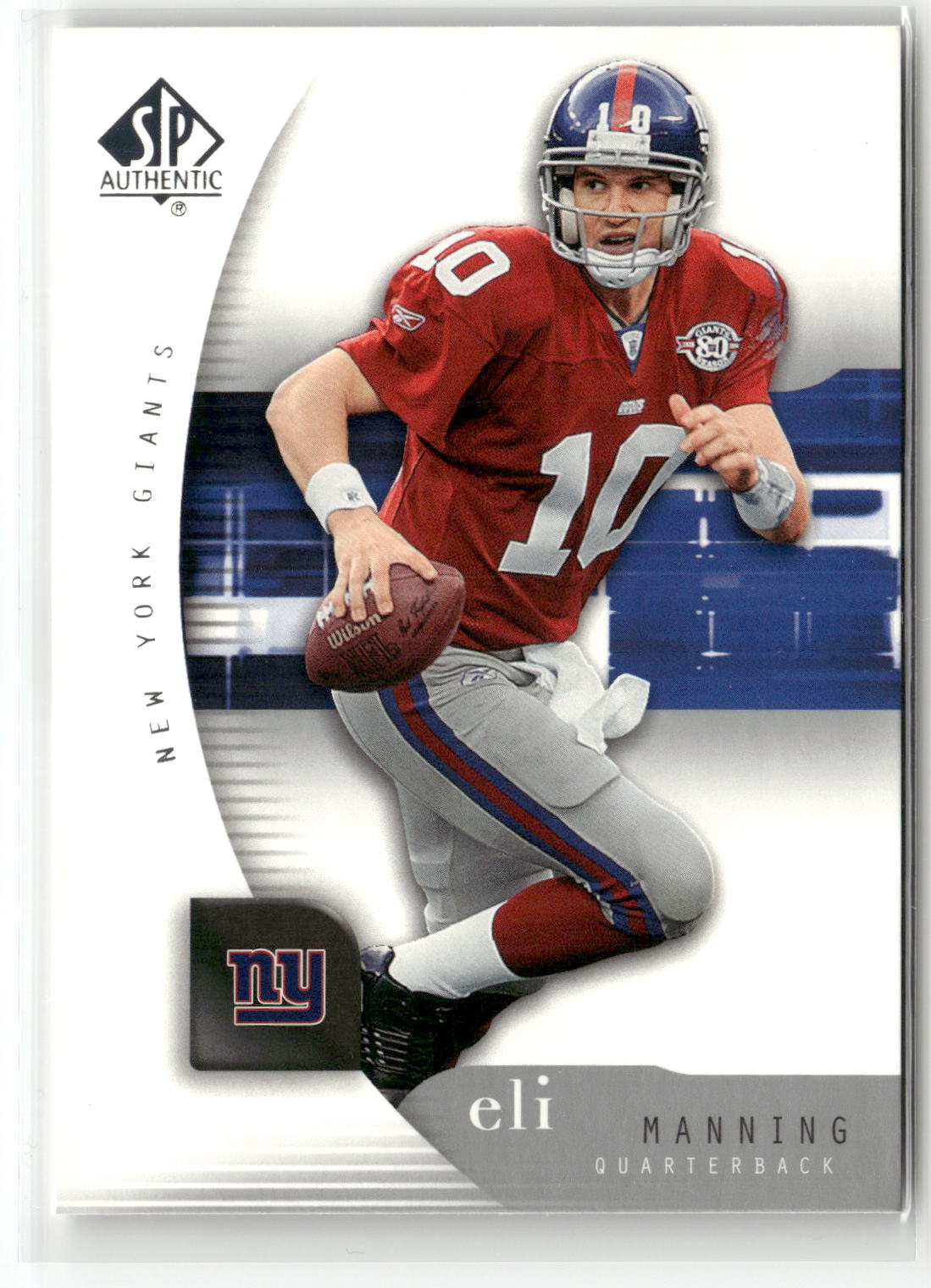 2005 SP Authentic #56 Eli Manning