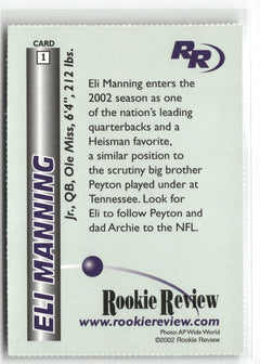 2002 Rookie Review #1 Eli Manning-2