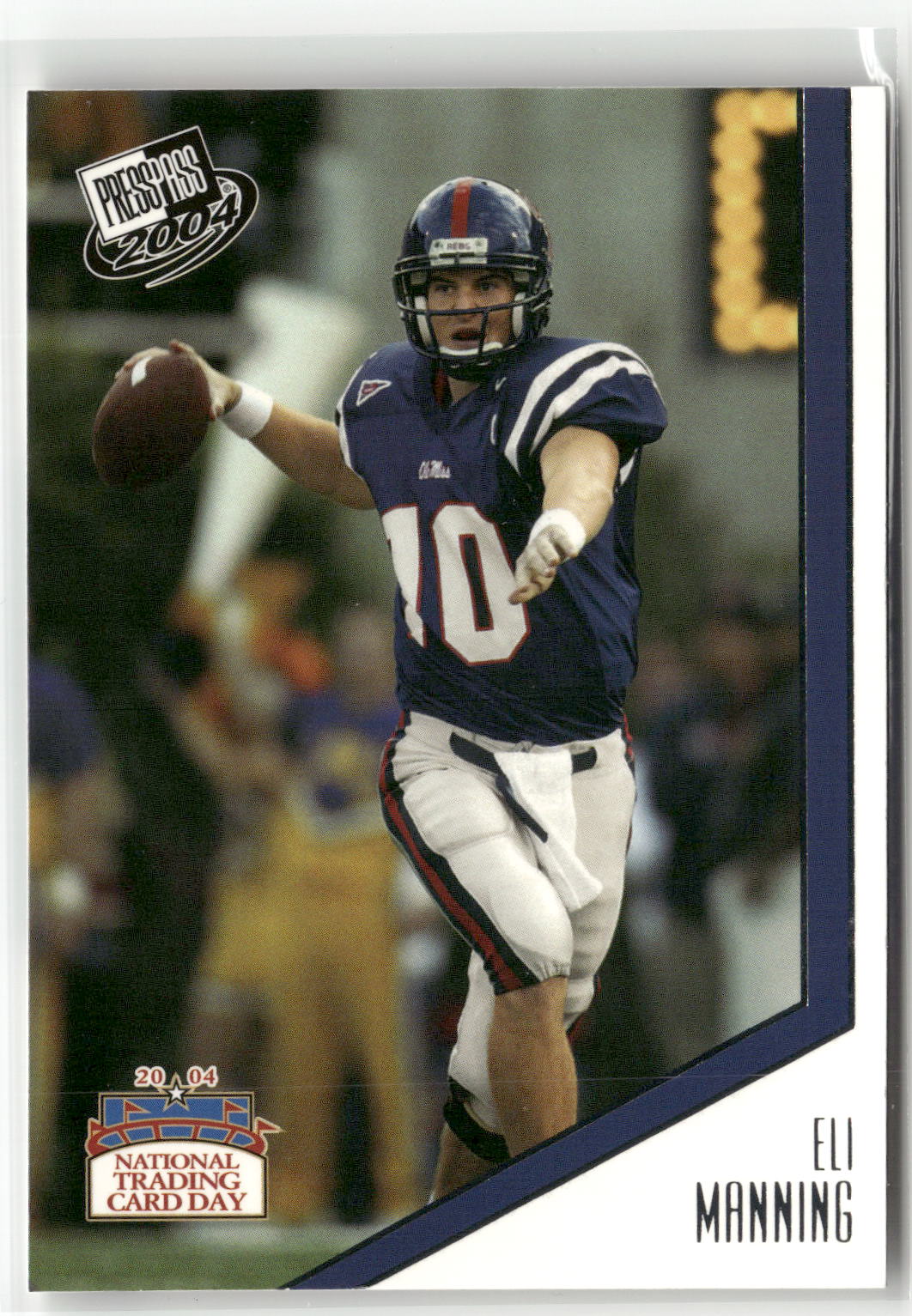 2004 National Trading Card Day #PP6 Eli Manning-1