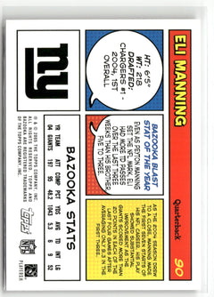 2005 Bazooka #90 Eli Manning-2