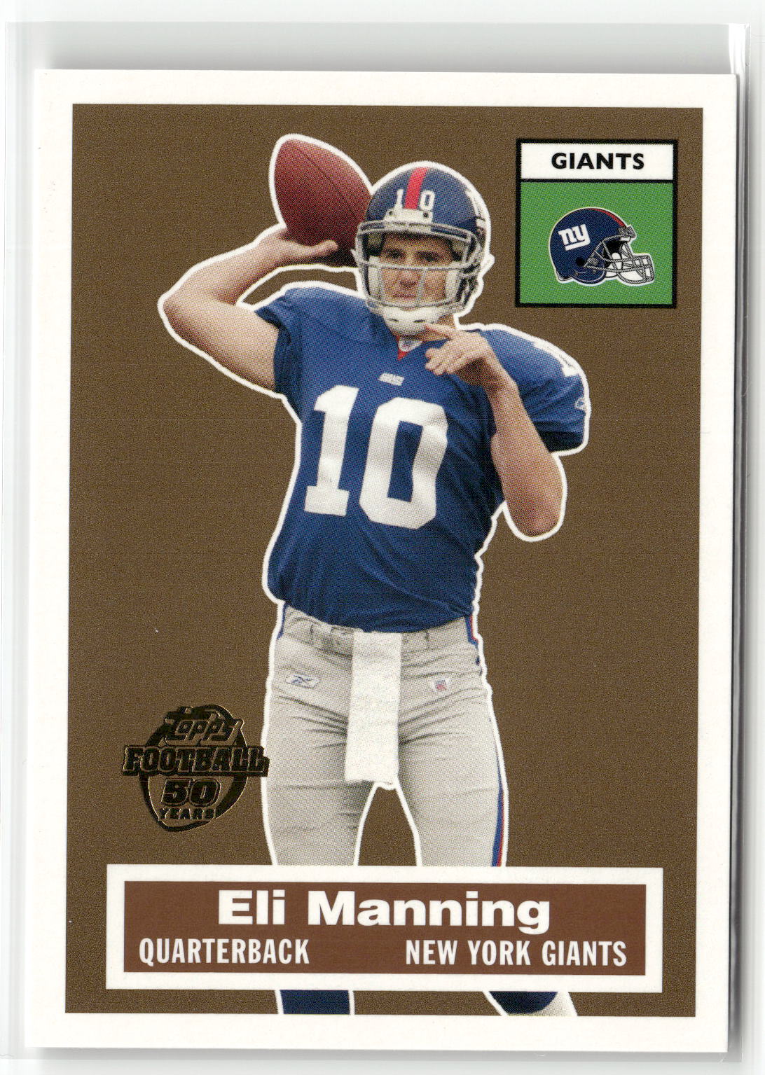 2005 Topps Turn Back the Clock #17 Eli Manning
