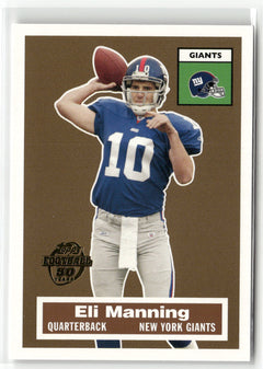 2005 Topps Turn Back the Clock #17 Eli Manning-1