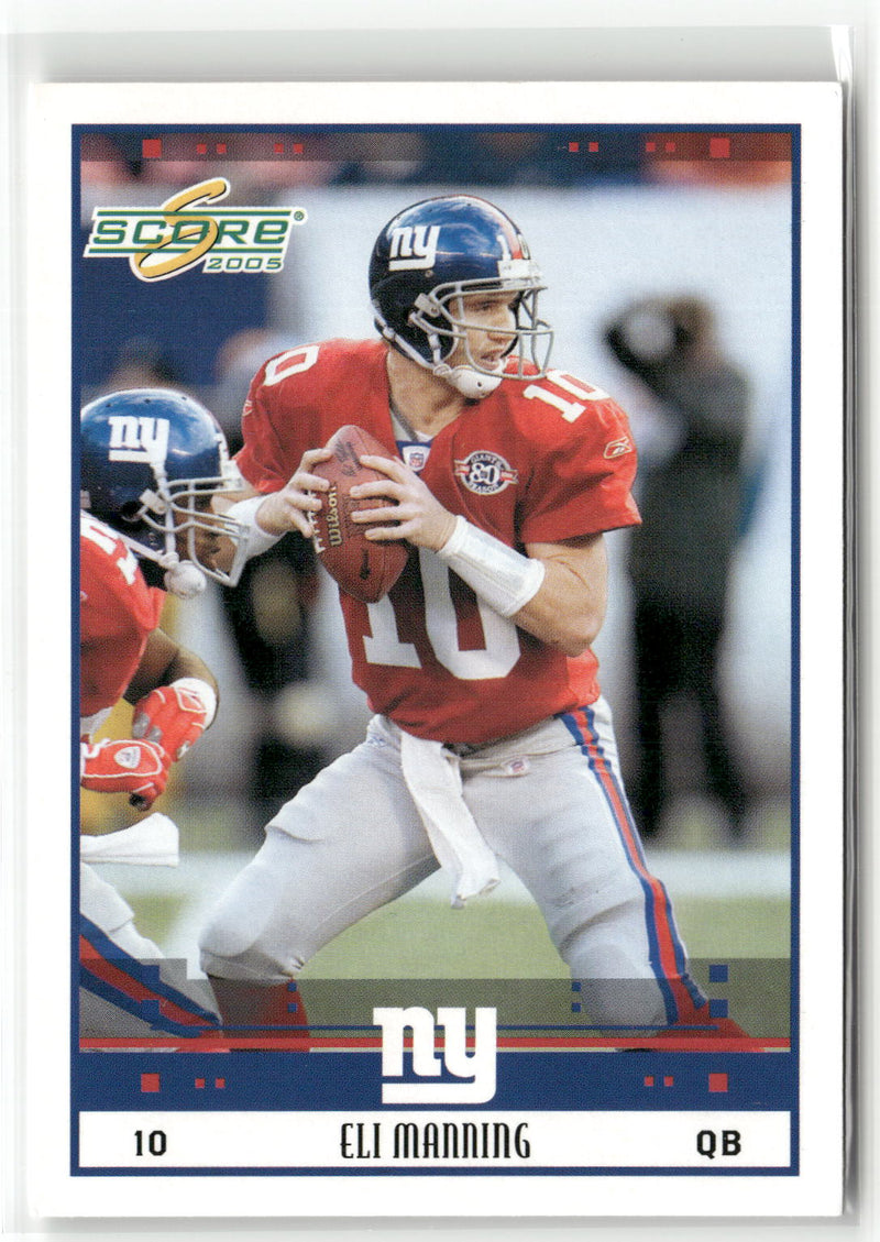 2005 Score #184 Eli Manning Scorecard #/599-1