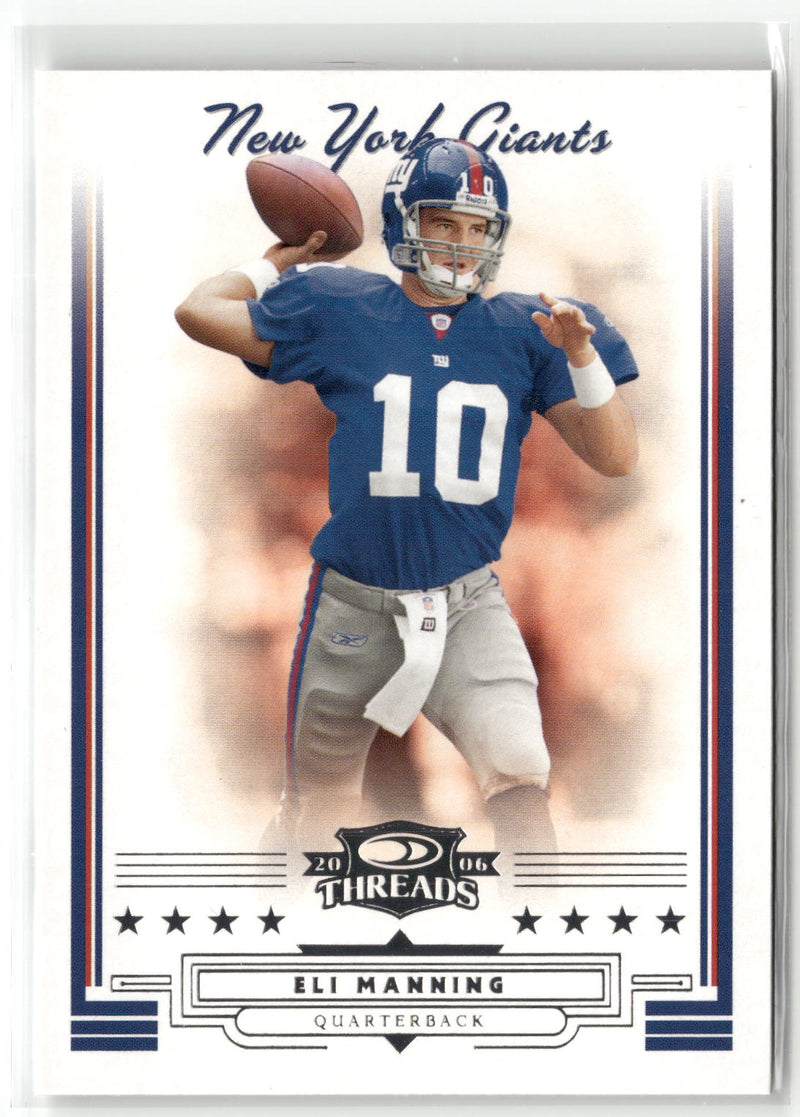 2006 Donruss Threads #117 Eli Manning-1