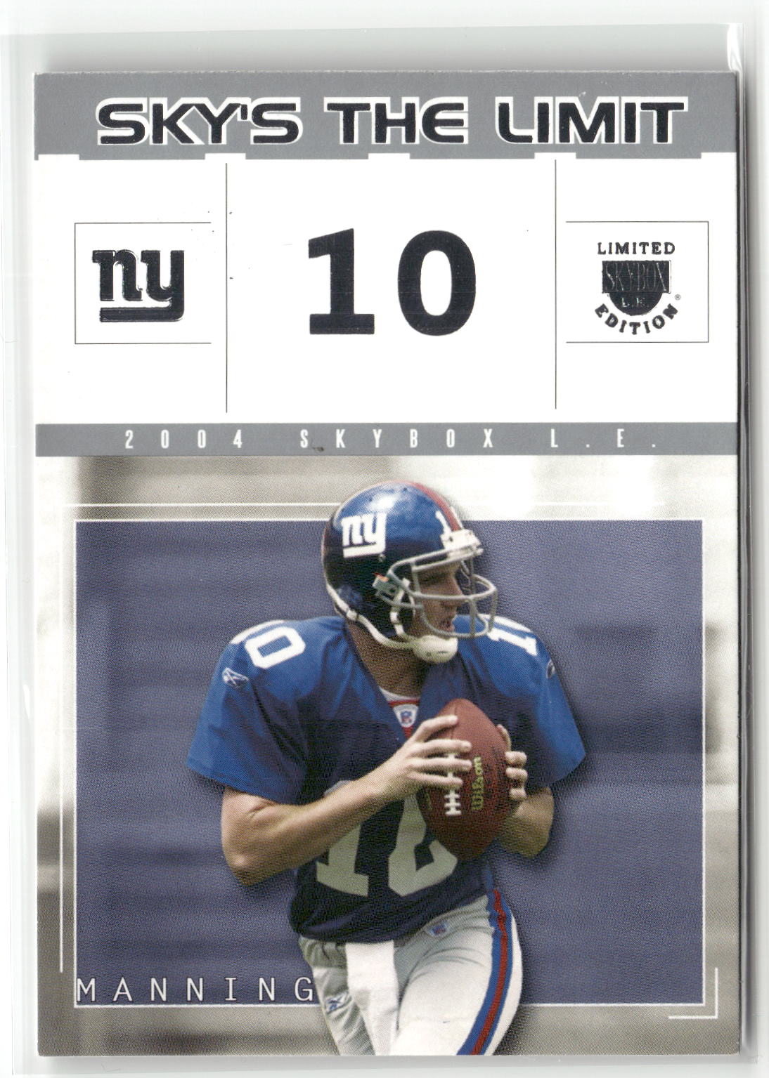 2004 SkyBox LE #1 SL Eli Manning Sky's the Limit-1