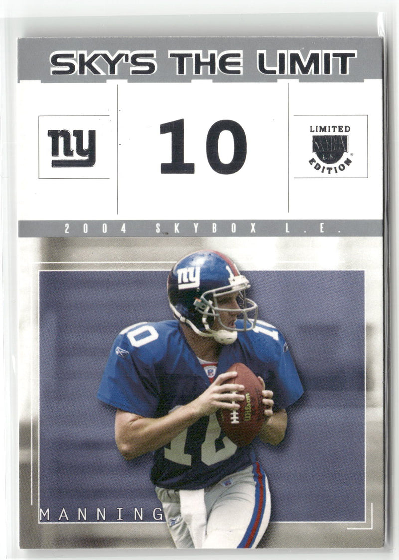 2004 SkyBox LE #1 SL Eli Manning Sky's the Limit-5