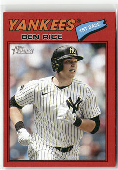 2026 Topps Heritage #189 Ben Rice Red-1