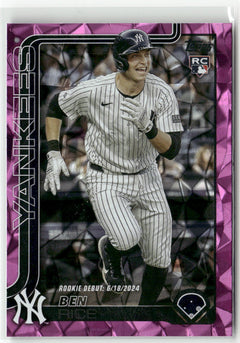 2025 Topps Update #US25 Ben Rice Pink Diamante Foil-1