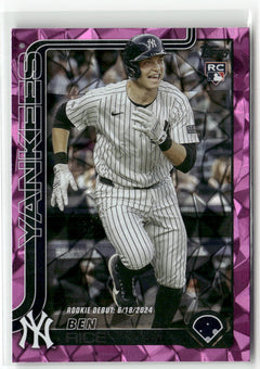 2025 Topps Update #US25 Ben Rice Pink Diamante Foil-1