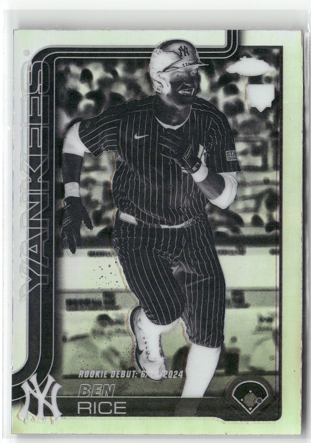 2025 Topps Chrome Update #USC138 Ben Rice Negative Refractors