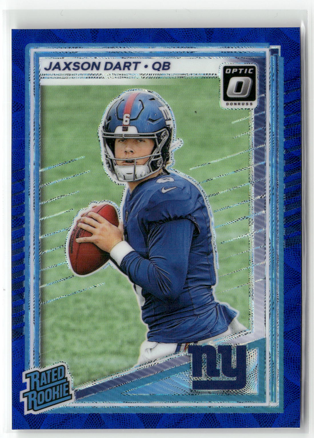 2025 Donruss Optic #273 Jaxson Dart Blue Scope-1