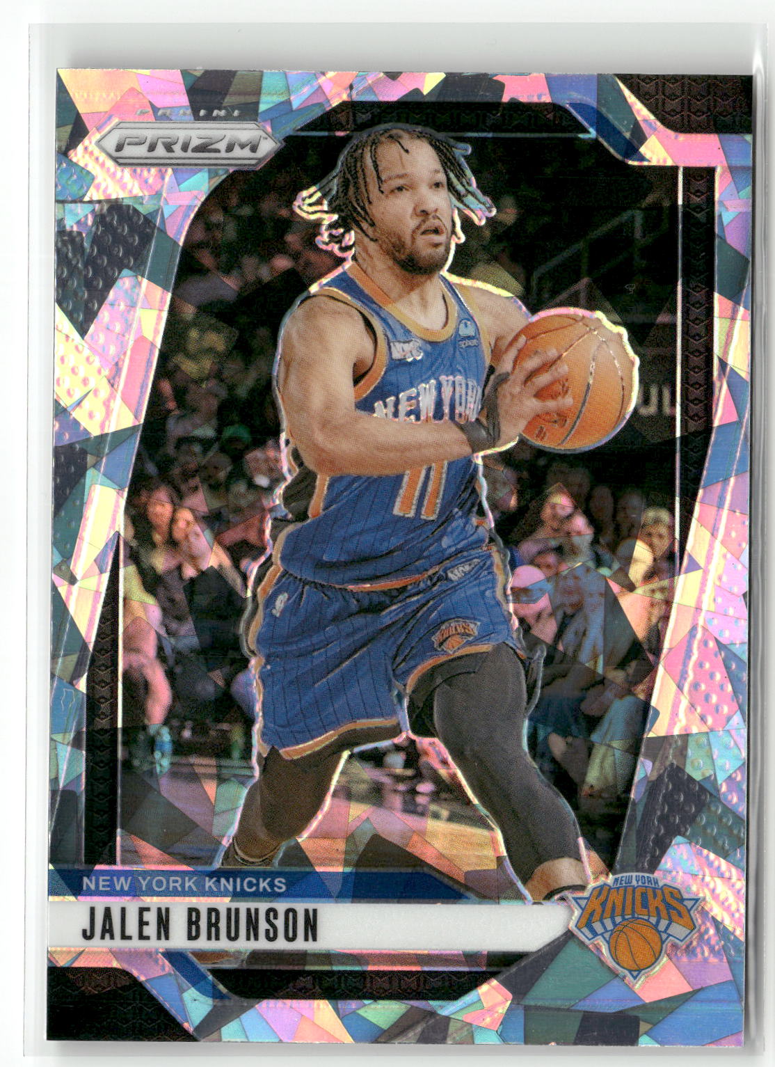 2024-25 Panini Prizm #217 Jalen Brunson Prizms Ice-5