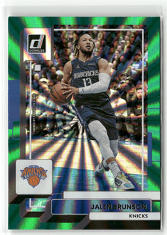 2022-23 Donruss #15 Jalen Brunson Holo Laser Green-5
