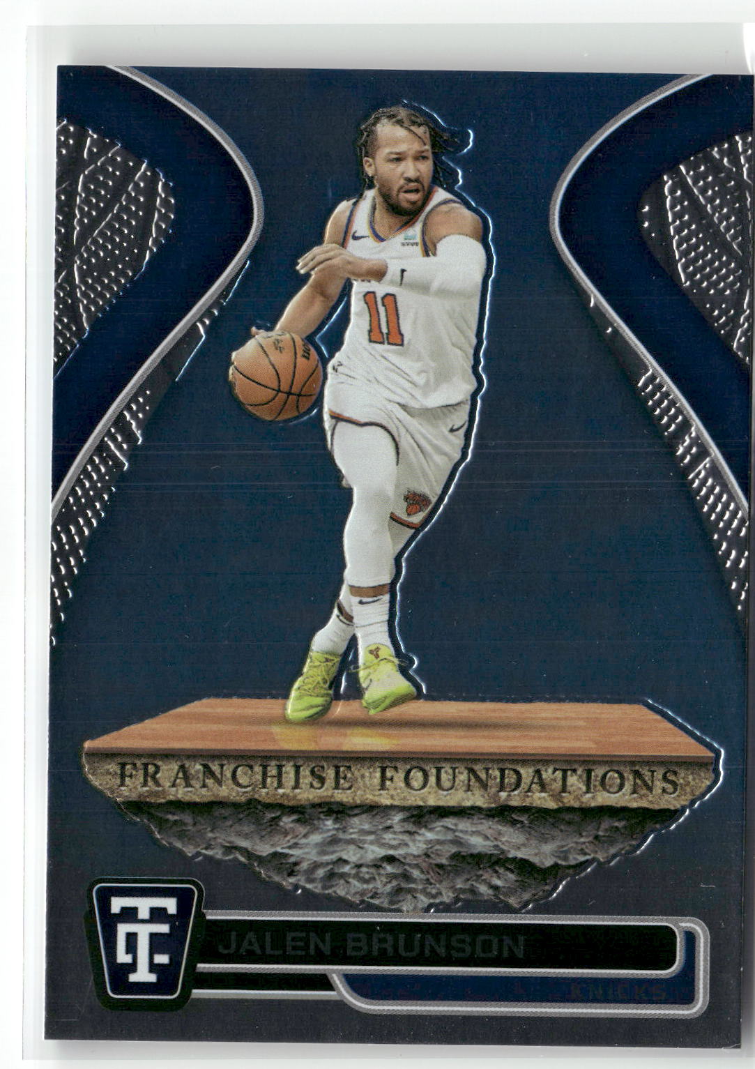 2024-25 Panini Totally Certified #16 Jalen Brunson Franchise Foundations-1