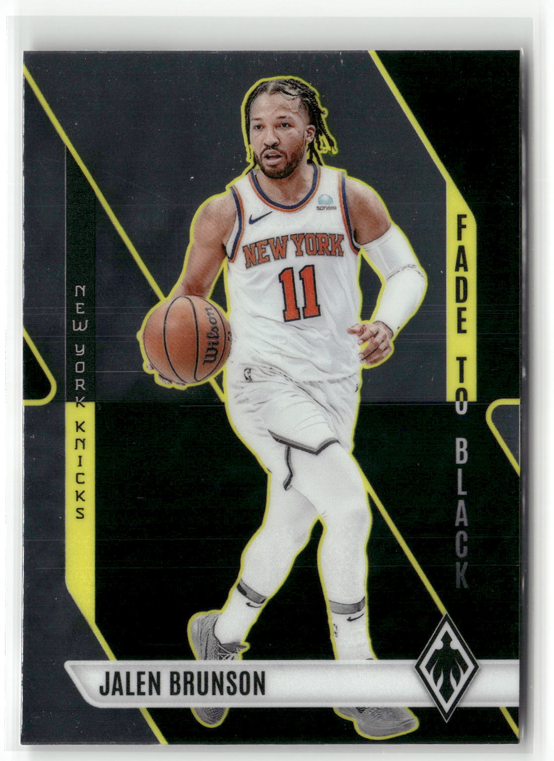 2023-24 Panini Phoenix #1 Jalen Brunson Fade To Black