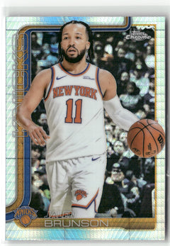 2025-26 Topps Chrome #101 Jalen Brunson Prism Refractor-1