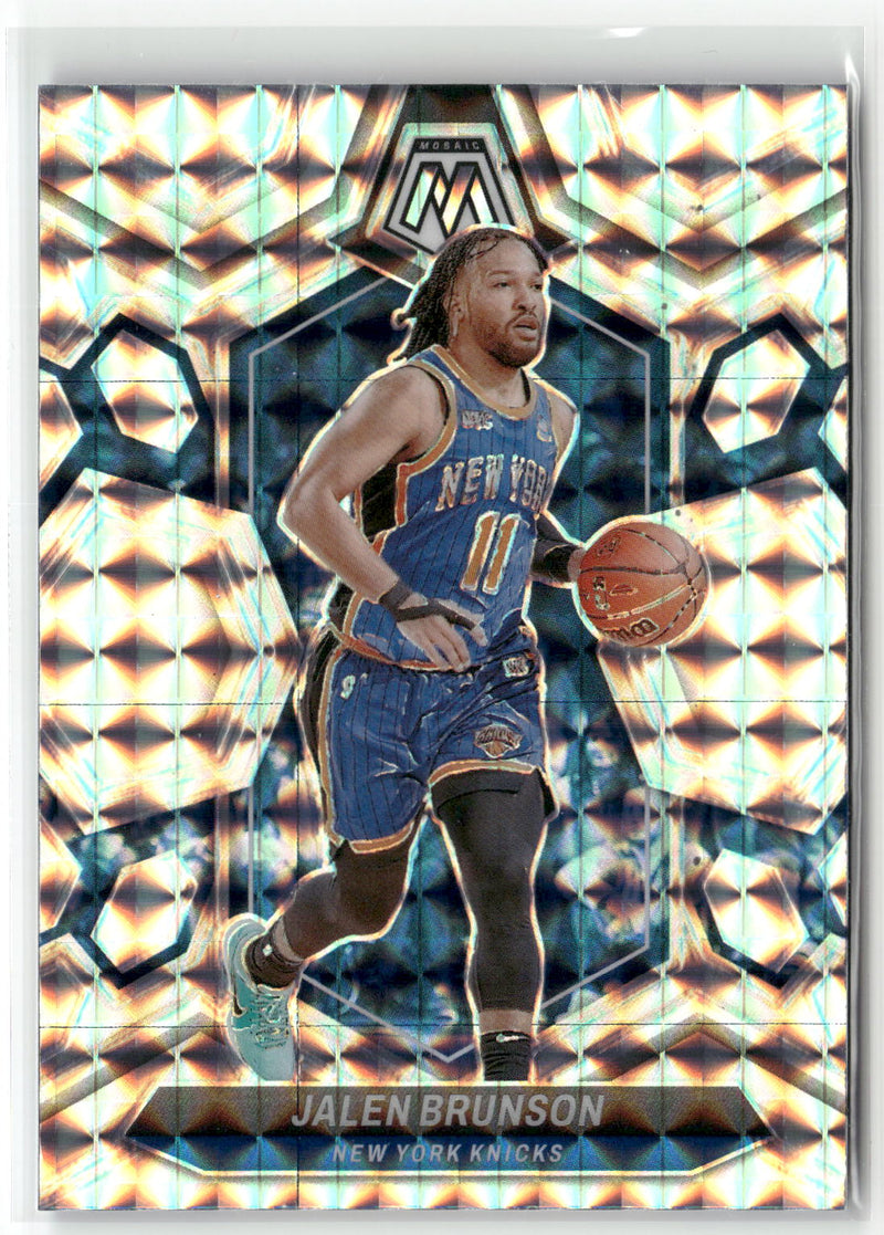 2023-24 Panini Mosaic #67 Jalen Brunson Mosaic-1