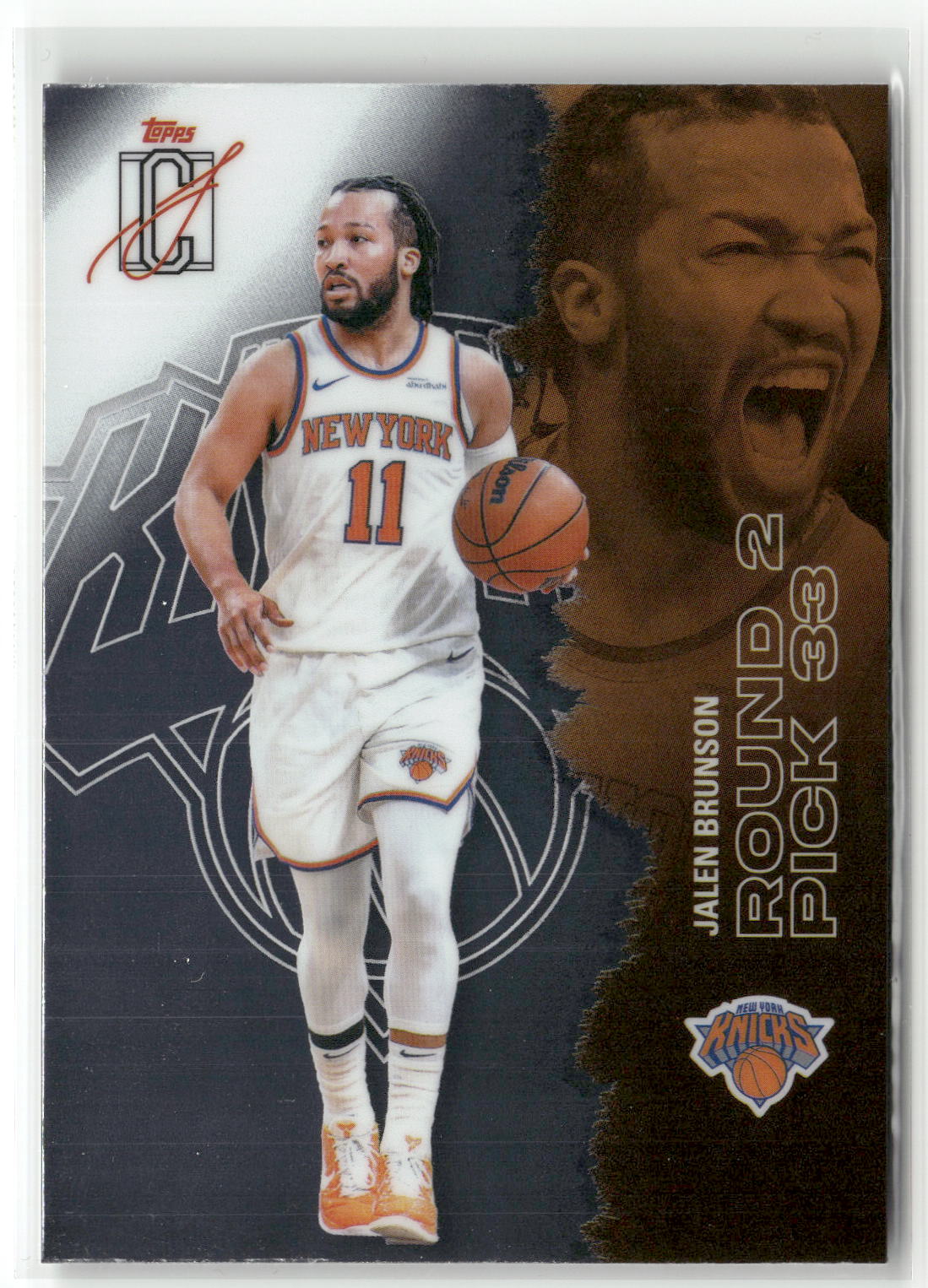 2025-26 Topps Signature Class #58 Jalen Brunson Chrome