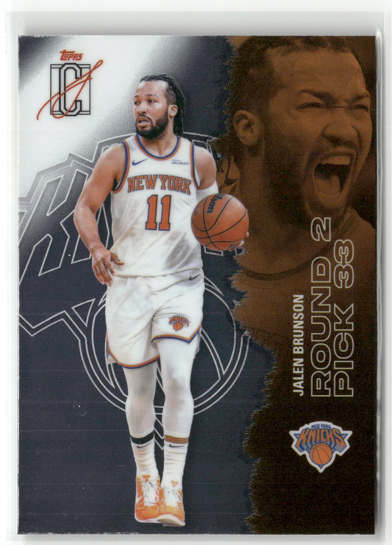 2025-26 Topps Signature Class #58 Jalen Brunson Chrome-1