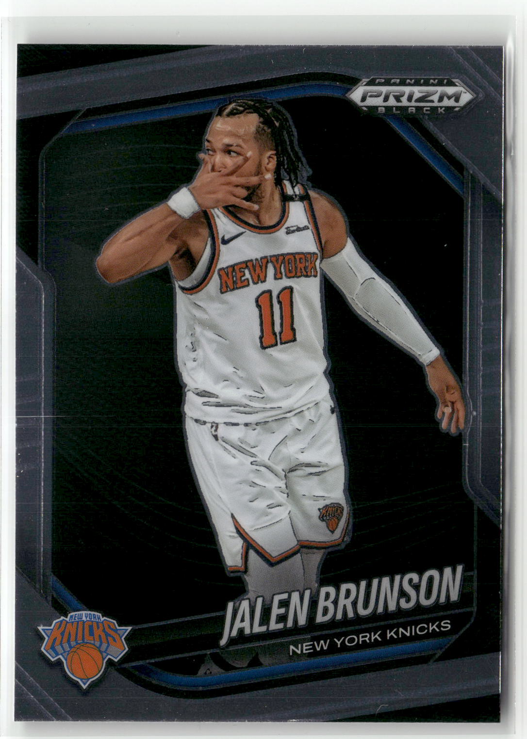 2024-25 Panini Prizm Black #160 Jalen Brunson-1