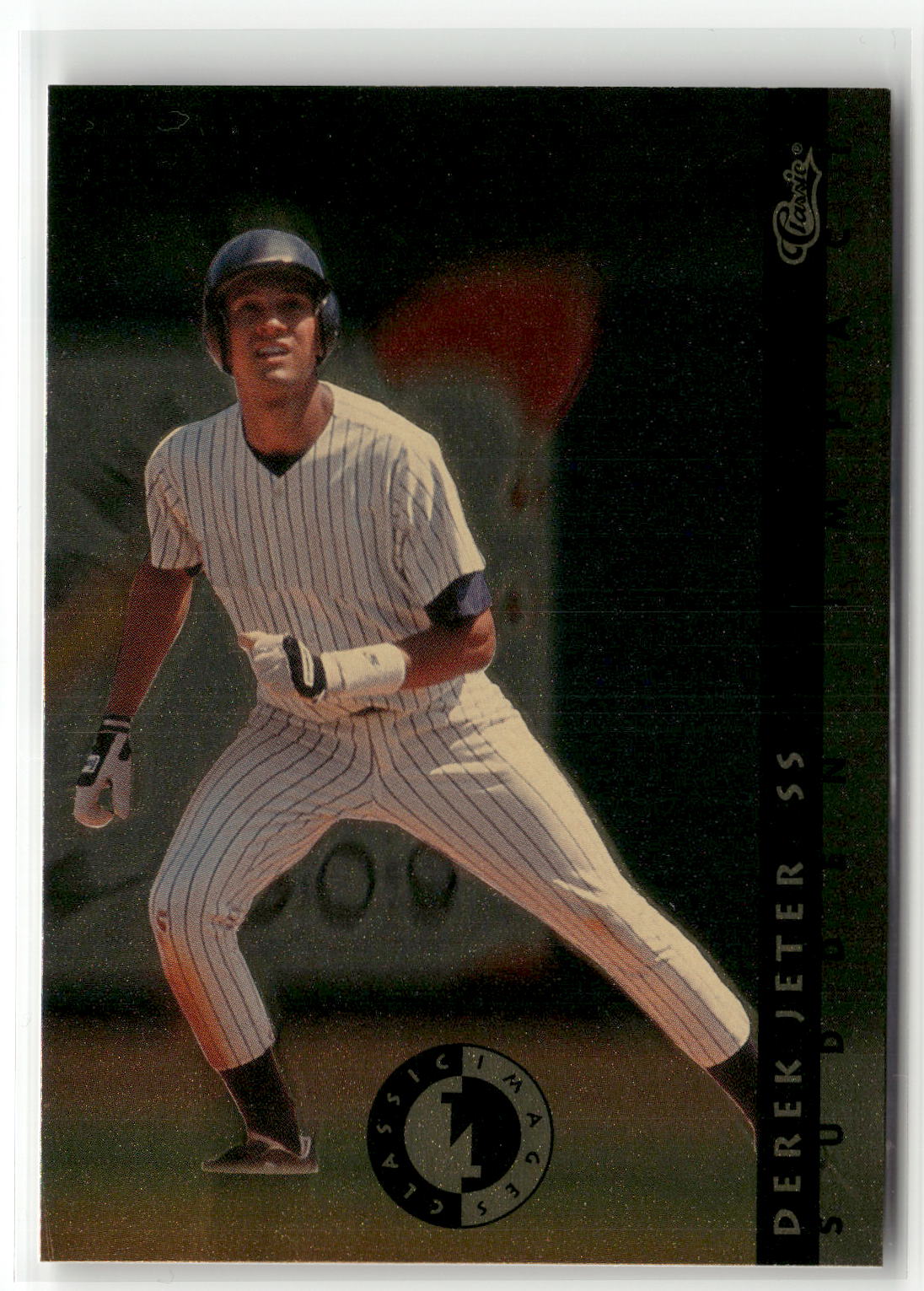 1993-94 Classic Images Four Sport #SI 3 Derek Jeter Sudden Impact