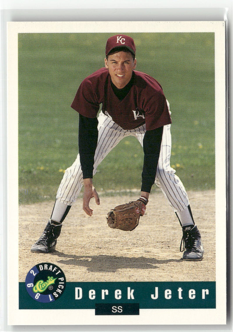 1992 Classic Draft Picks #6 Derek Jeter-1