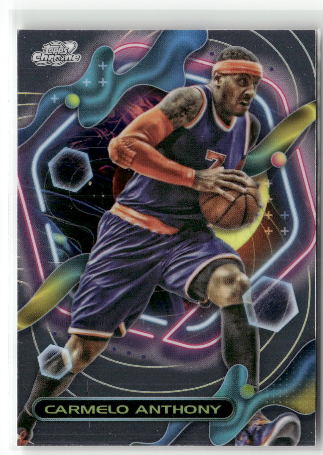 2023-24 Topps Chrome Cosmic #83 Carmelo Anthony Refractors