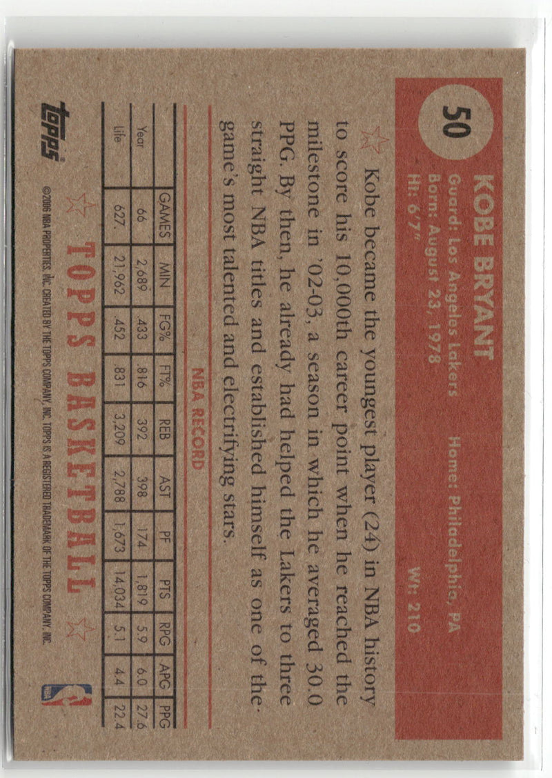 2005-06 Topps 1952 Style #50 Kobe Bryant-2