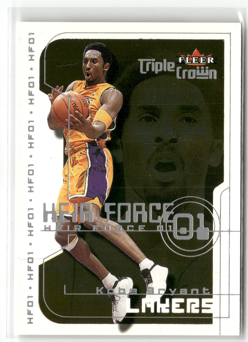 2000-01 Fleer Triple Crown #15 HF Kobe Bryant Heir Force 01-1