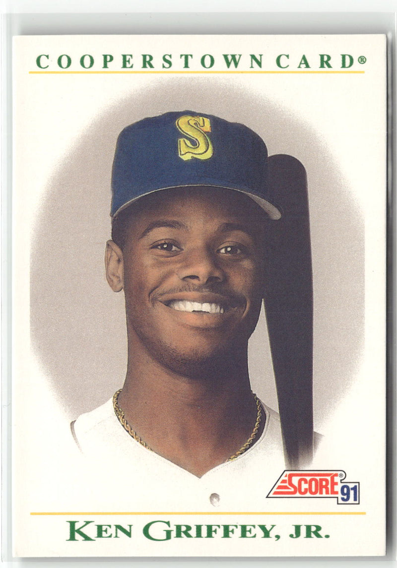 1991 Score #B3 Ken Griffey Jr. Cooperstown-1