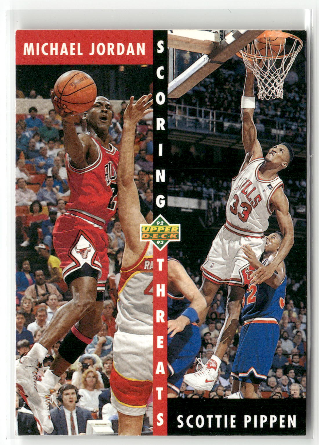1992-93 Upper Deck #62b Michael Jordan / Scottie Pippen