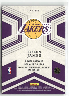 2022-23 Panini Chronicles #185 LeBron James Teal-2
