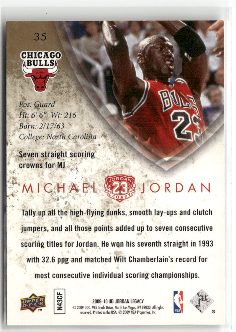2009-10 Upper Deck Michael Jordan Legacy Collection #35 Michael Jordan-2