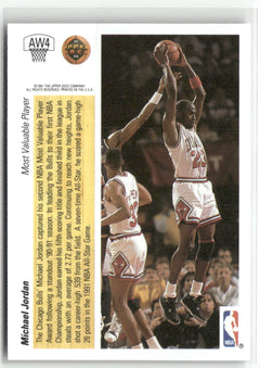 1991-92 Upper Deck #AW4 Michael Jordan Award Winner Holograms-2