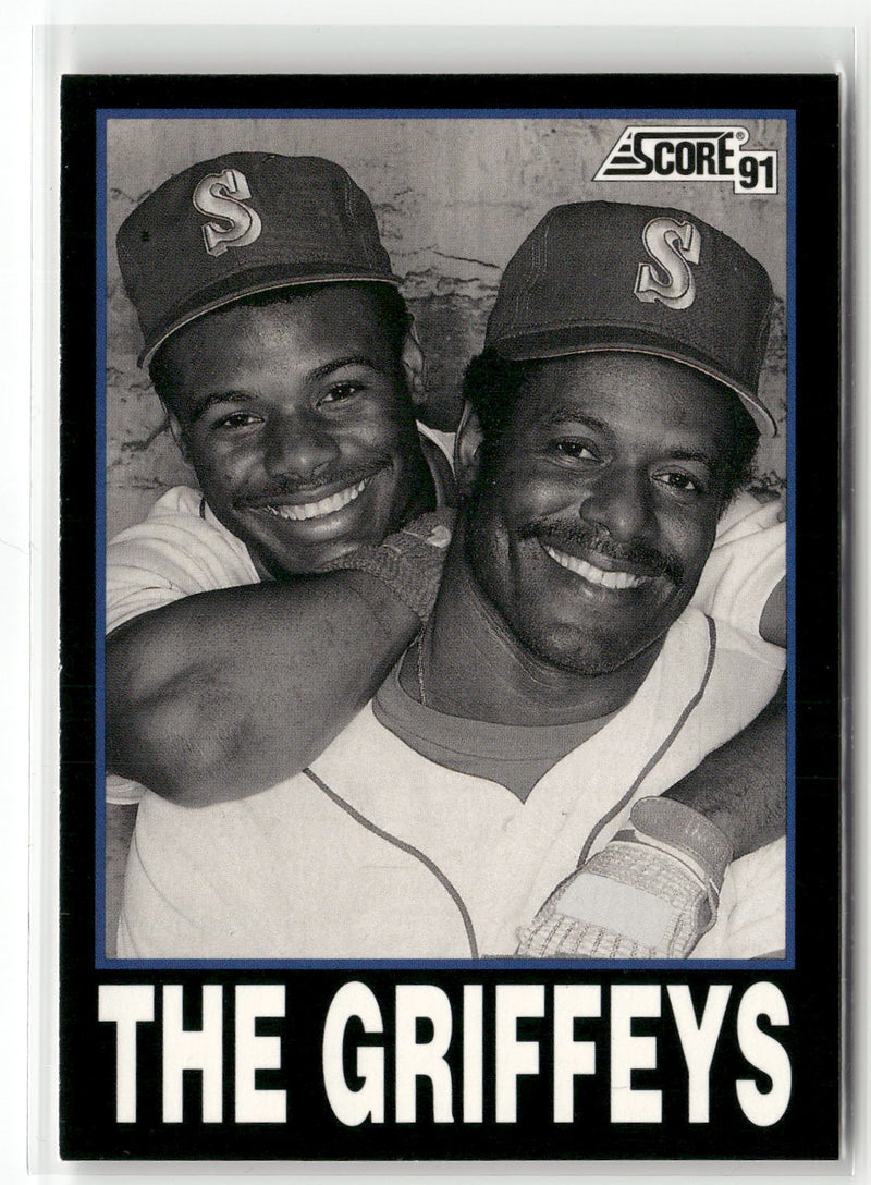 1991 Score #841 The Griffeys-1
