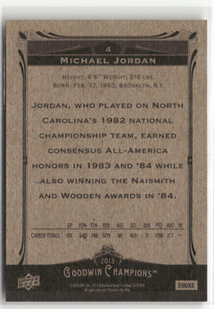 2013 Upper Deck Goodwin Champions #4 Michael Jordan-2