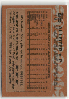 1988 Topps #18b Al Leiter-2