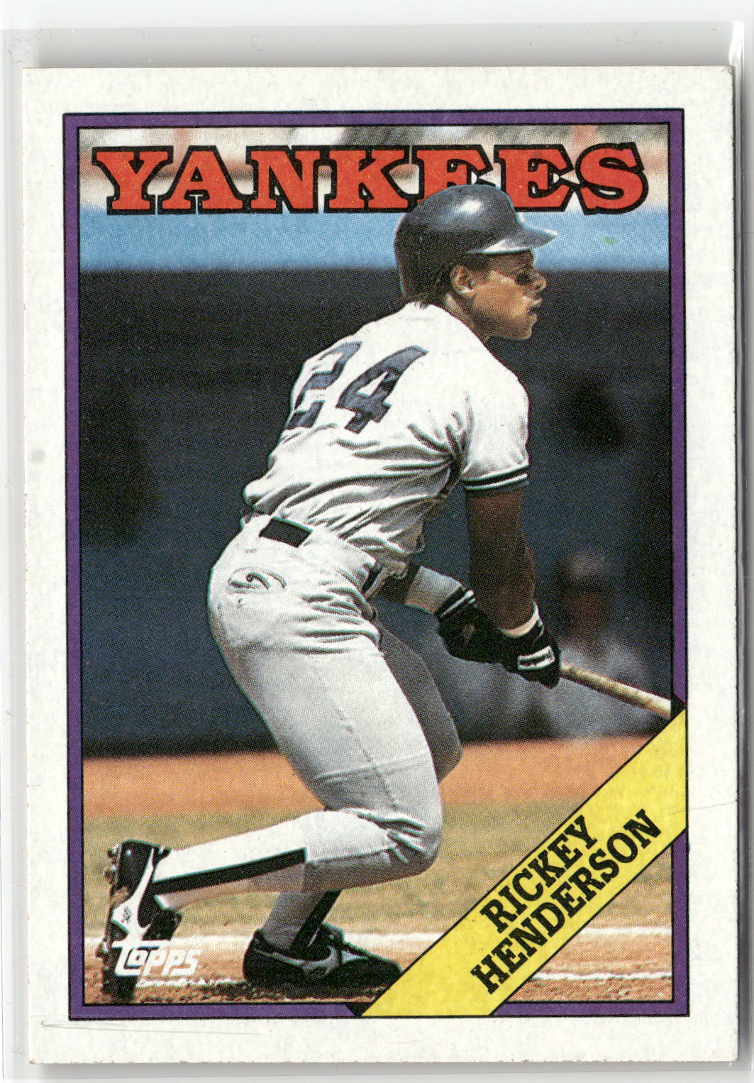 1988 Topps #60 Rickey Henderson