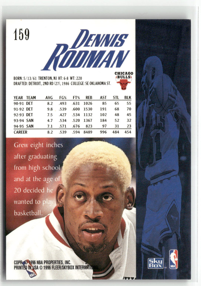 1995-96 SkyBox Premium #159 Dennis Rodman-2