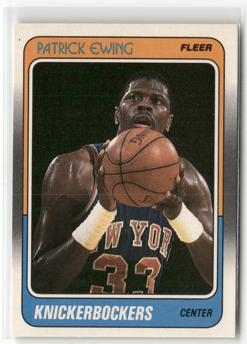 1988-89 Fleer #80 Patrick Ewing-1