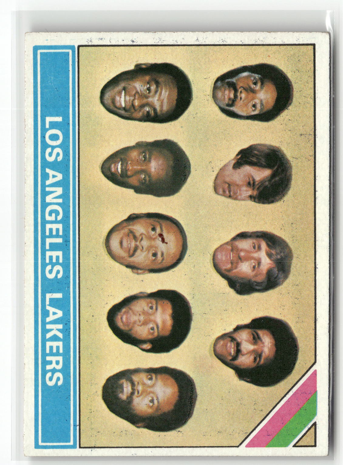 1975-76 Topps #212 Los Angeles Lakers-1