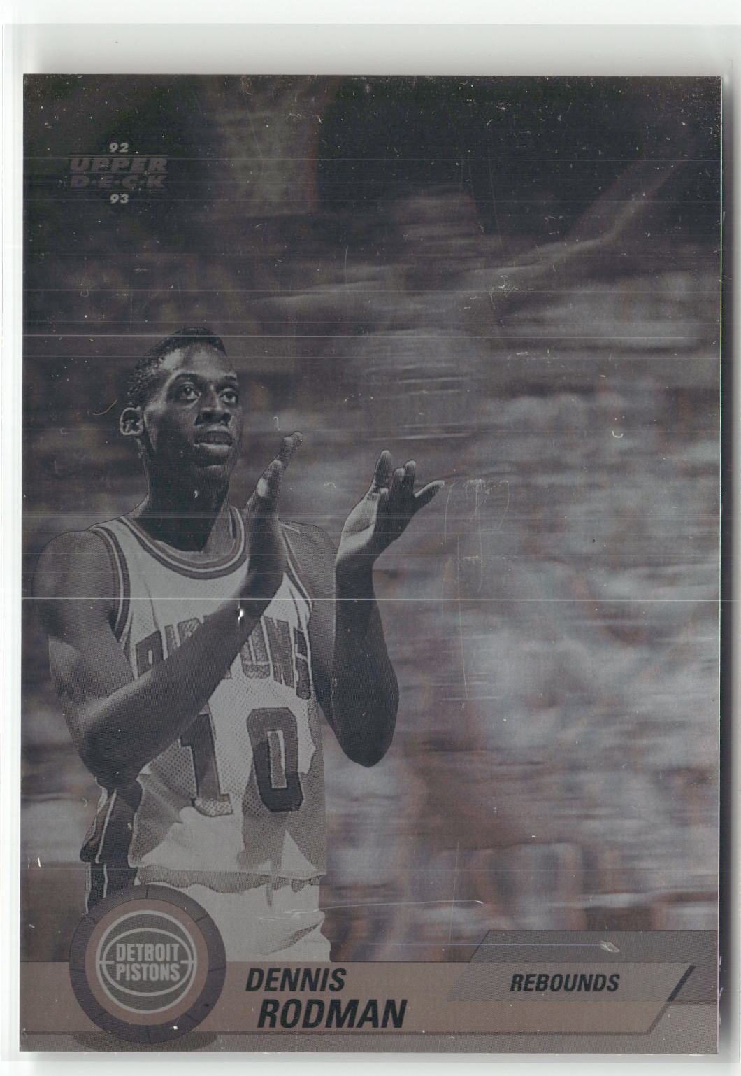 1992-93 Upper Deck #EB3 Dennis Rodman Award Winner Holograms