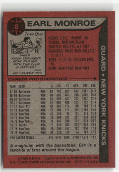 1979-80 Topps #8 Earl Monroe-2