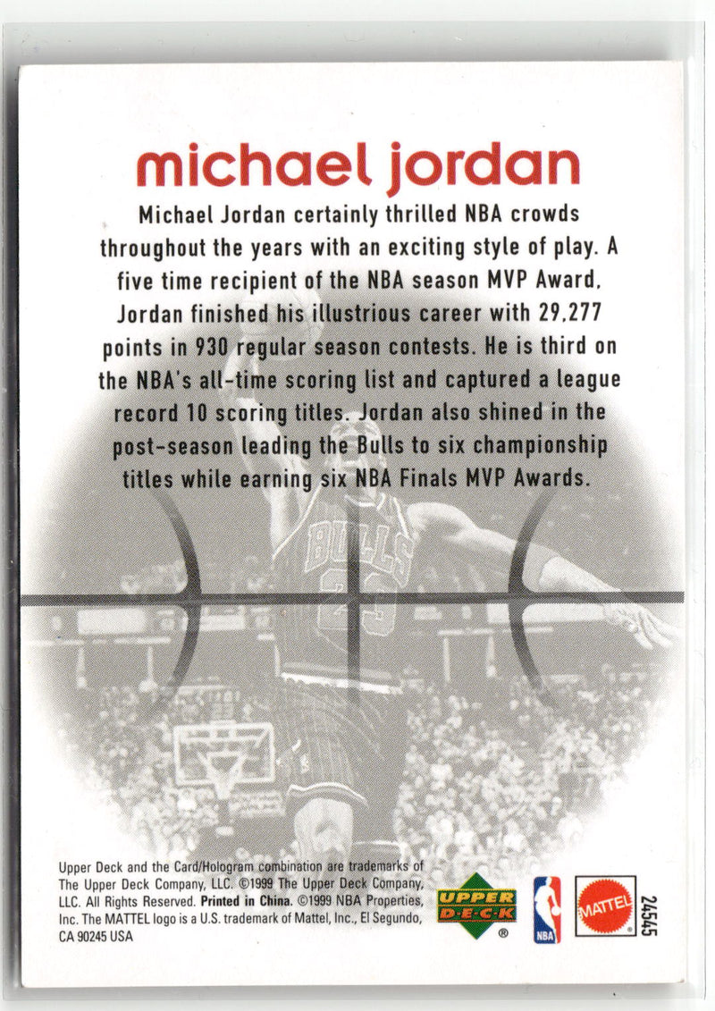 1999 Upper Deck Mattel Maximum Air #NNO Michael Jordan-2