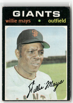 1971 Topps #600 Willie Mays (VG, Check Scans)-1